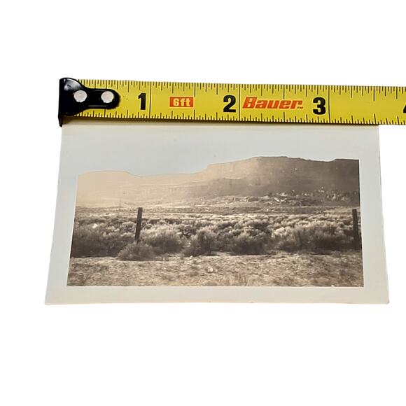 Vtg B&W Photo Found 1940 Spokane Washington Beautiful Mountain Scenery Snapshot - Picture 4 of 4